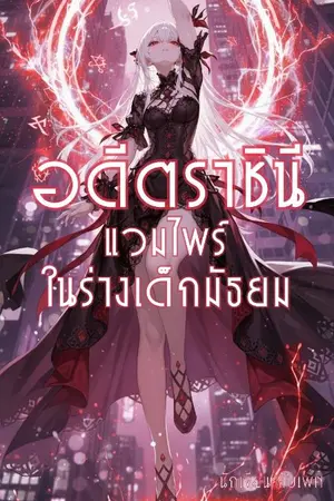 ปกนิยาย อดีตราชินีแวมไพร์ในร่างเด็กมัธยม