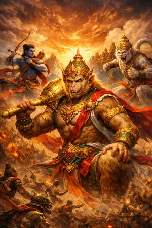 ปกนิยาย พาลี มหากาพย์วานรข้ามภพ