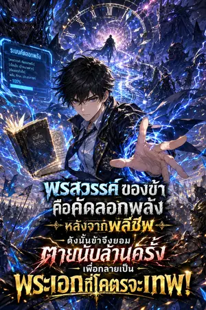 ปกนิยาย พรสวรรค์ของข้าคือคัดลอกพลังหลังจากพลีชีพ ดังนั้นข้าจึงยอมตายนับล้านครั้งเพื่อกลายเป็นพระเอกที่โคตรจะเทพ