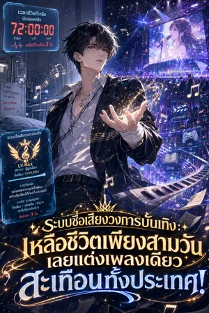 ปกนิยาย ระบบชื่อเสียงวงการบันเทิง: เหลือชีวิตเพียงสามวัน เลยแต่งเพลงเดียวสะเทือนทั้งประเทศ!