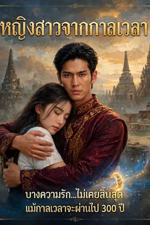 ปกนิยาย หญิงสาวจากกาลเวลา