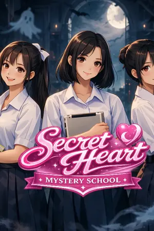 ปกนิยาย นิยายผสมเกม : โรงเรียน หลอน ลับ รัก! secret heart mystery school