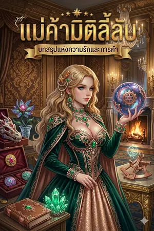 ปกนิยาย แม่ค้ามิติลี้ลับ