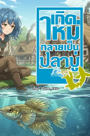 ปกนิยาย เกิดใหม่กลายเป็นปลาบู่