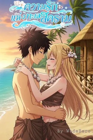 ปกนิยาย ความรักแห่งทะเลสีคราม