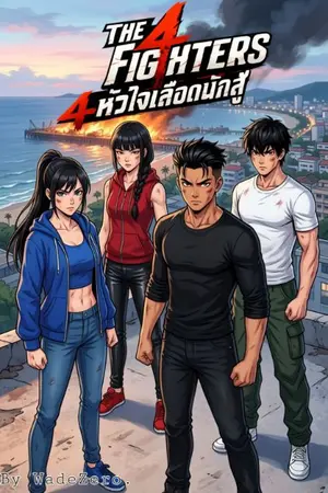 ปกนิยาย The 4 Fighters : สี่หัวใจเลือดนักสู้