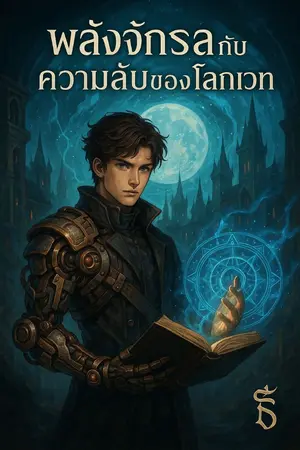 ปกนิยาย พลังจักรกลกับความลับของโลกนักเวท