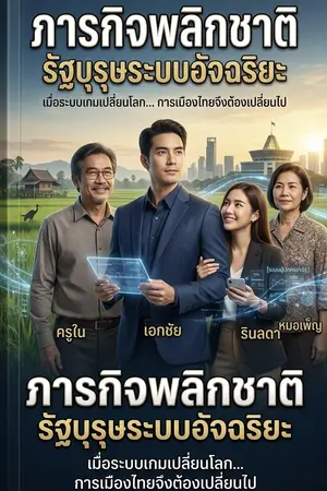 ปกนิยาย ภารกิจพลิกชาติ: รัฐบุรุษระบบอัจฉริยะ