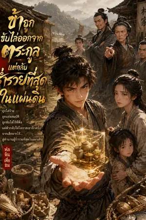 ปกนิยาย ข้าถูกขับไล่ออกจากตระกูล แต่กลับร่ำรวยที่สุดในแผ่นดิน