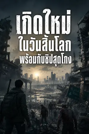 ปกนิยาย เกิดใหม่ในวันสิ้นโลก พร้อมกับชิปสุดโกง