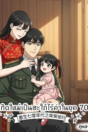 ปกนิยาย เกิดใหม่เป็นสะใภ้ไร้ค่าในยุค 70
