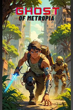 ปกนิยาย Ghost of Metropia