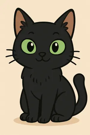 ปกนิยาย เมื่อความซวยพาทะลุมาอยู่ในร่างแมวดำ