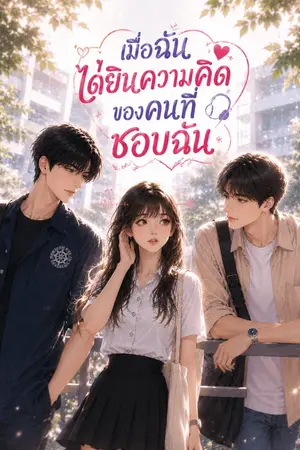 ปกนิยาย (จบแล้ว) เมื่อฉันได้ยินความคิดของคนที่ชอบฉัน