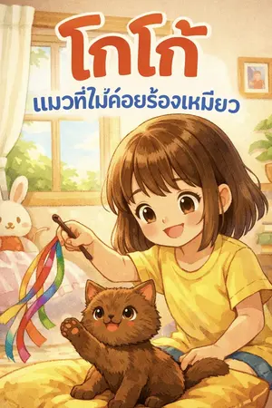 ปกนิยาย โกโก้ แมวที่ไม่ค่อยร้องเหมียว