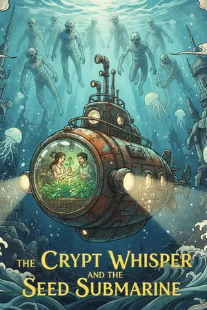 ปกนิยาย เสียงกระซิบจากสุสาน และเรือดำน้ำบรรทุกเมล็ดพันธุ์