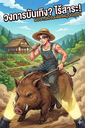ปกนิยาย วงการบันเทิง? ไร้สาระ! ผมจะกลับไปเลี้ยงหมูบนภูเขา
