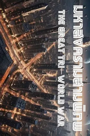 ปกนิยาย มหาสงครามสามพิภพ (The Great Tri-World War)