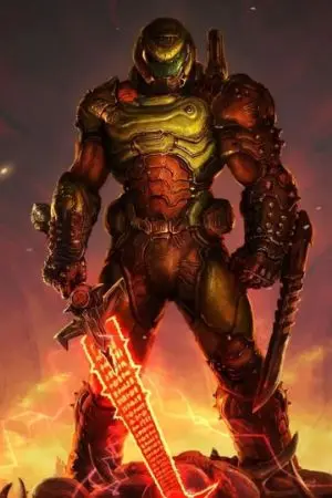 ปกนิยาย Baki x male y/n as Doom slayer