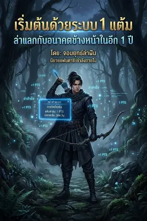 ปกนิยาย เริ่มต้นด้วยระบบ 1แต้มล่าแลกกับอนาคตข้างหน้าในอีก1ปี