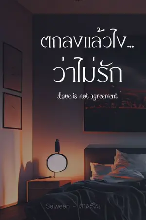 ปกนิยาย ตกลงแล้วไงว่าไม่รัก - มี EBOOK