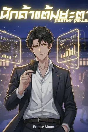 ปกนิยาย นักค้าแต้มชะตา