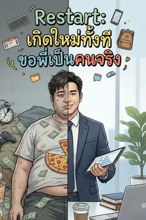 ปกนิยาย "Restart: เกิดใหม่ทั้งที ขอพี่เป็นคนจริง"