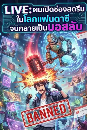 ปกนิยาย LIVE: ผมเปิดช่องสตรีมในโลกแฟนตาซีจนกลายเป็นบอสลับ