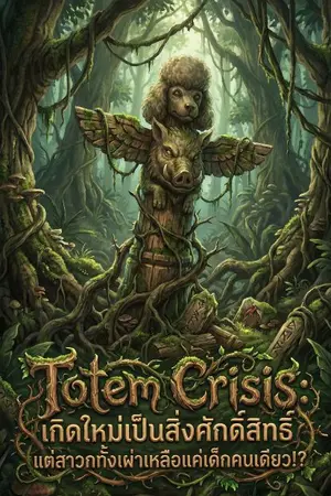ปกนิยาย Totem Crisis: เกิดใหม่เป็นสิ่งศักดิ์สิทธิ์ แต่สาวกทั้งเผ่าเหลือแค่เด็กคนเดียว!?