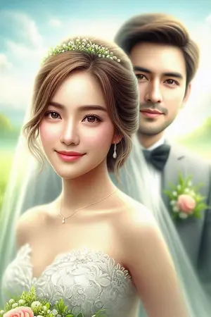 ปกนิยาย เจ้าสาวค้างคืน