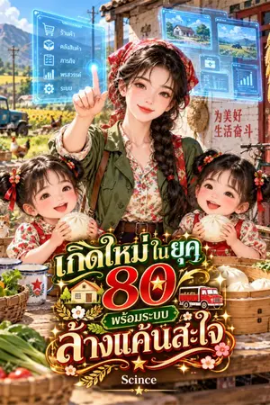 ปกนิยาย เกิดใหม่ในยุค 80 พร้อมระบบล้างแค้นสะใจ