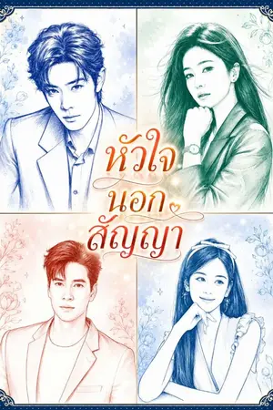 ปกนิยาย หัวใจนอกสัญญา