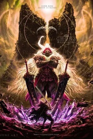 ปกนิยาย FanFic Elden ring ซามูไรในต่างแดน