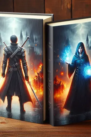 ปกนิยาย พันธการแห่งเพลิงและเงา