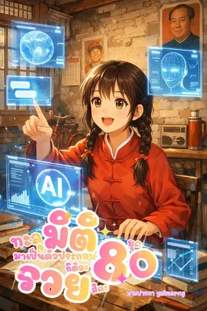 ปกนิยาย ทะลุมิติมาเป็นตัวประกอบยุค 80 ก็ต้องรวยสิคะ