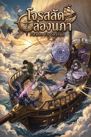 ปกนิยาย โจรสลัดล่องนภา {Pirates Fly Skysail}