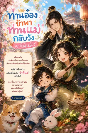 ปกนิยาย ท่านอ๋อง ข้าพาท่านแม่กลับวังมาให้แล้ว