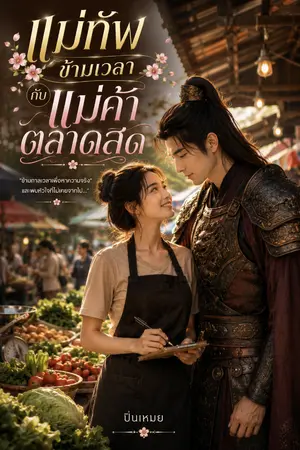 ปกนิยาย แม่ทัพข้ามเวลากับแม่ค้าตลาดสด
