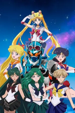 ปกนิยาย Kamen Rider Gotchard X Sailor Moon อัศวินดาราผู้ส่องประกาย