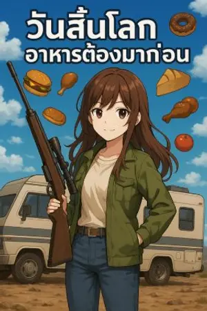 ปกนิยาย วันสิ้นโลกอาหารต้องมาก่อน