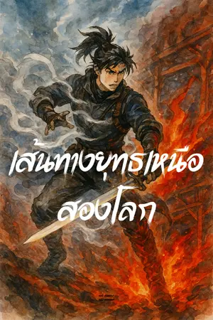 ปกนิยาย เส้นทางยุทธเหนือสองโลก