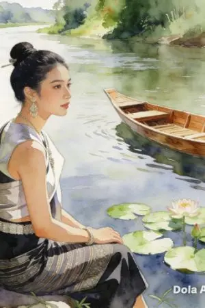 ปกนิยาย บงกชเคียงใจ ในเงาความจน