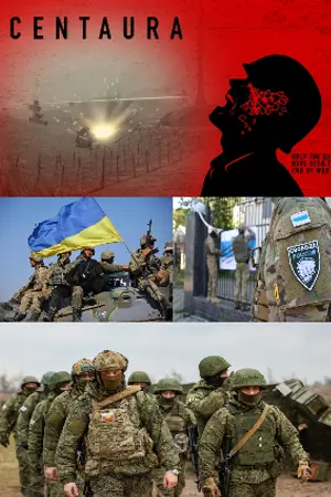 ปกนิยาย กองทัพรัสเซียกับยูเครน ไปโลก Centaura (Forma) (Russian Armies and Ukrainian Go To The Centaura World)