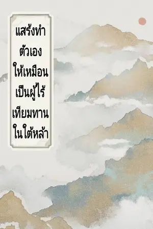 ปกนิยาย แสร้งทำตัวเองให้เหมือนเป็นผู้ไร้เทียมทานในใต้หล้า