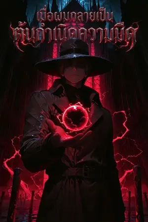 ปกนิยาย เมื่อผมกลายเป็นต้นกำเนิดความมืด