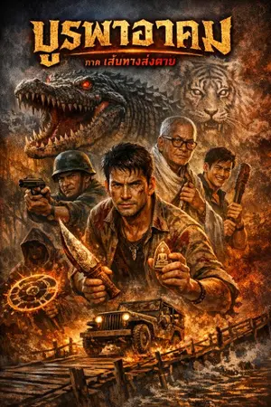 ปกนิยาย บูรพาอาคม ภาค เส้นทางส่งตาย