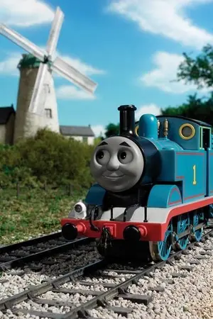 ปกนิยาย doraemon x thomas and friends ( โนบิตะกับการผจญภัยบนเกาะ sodor )