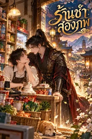 ปกนิยาย ร้านชำสองภพ