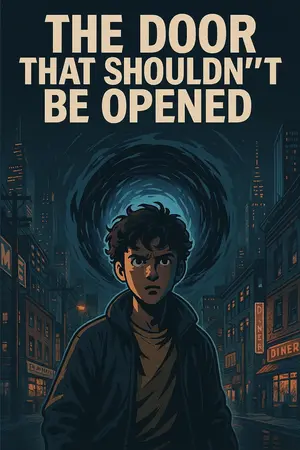 ปกนิยาย THE DOOR THAT SHOULDN’T BE OPENED