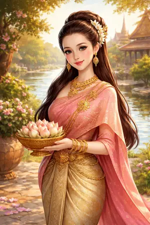 ปกนิยาย แม่หญิงพุดซ้อน